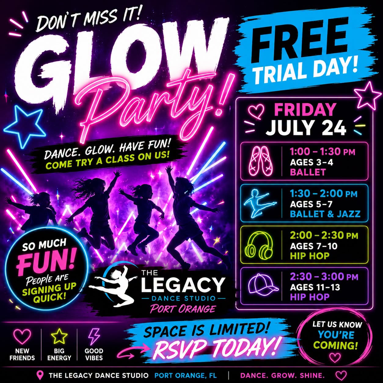 port orange dance free trial dance classes